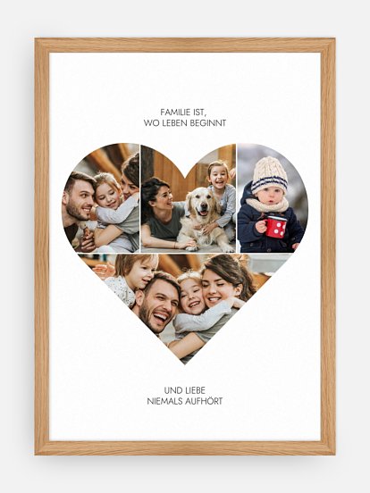 Poster Vatertag Im Herzen