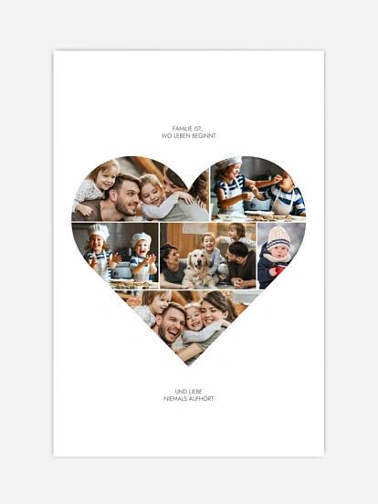 Poster Vatertag Im Herzen
