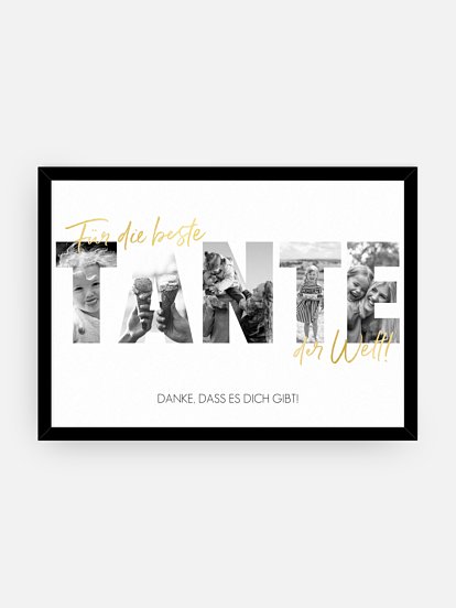Poster Bilder für meine Tante