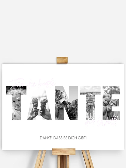 Poster Bilder für meine Tante