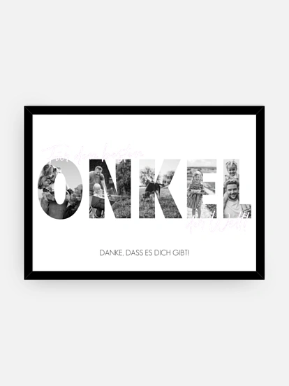 Poster Bilder für meinen Onkel