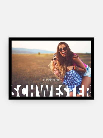 Poster Geschwisterliebe