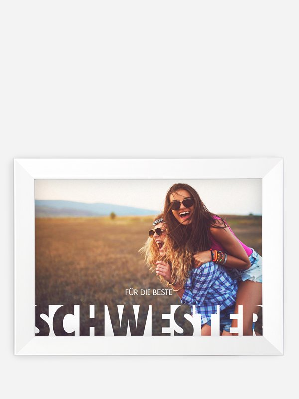 Wandbild Geschwisterliebe