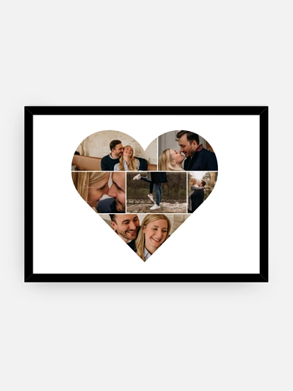 Wandbild Valentinstag Bilder im Herzen