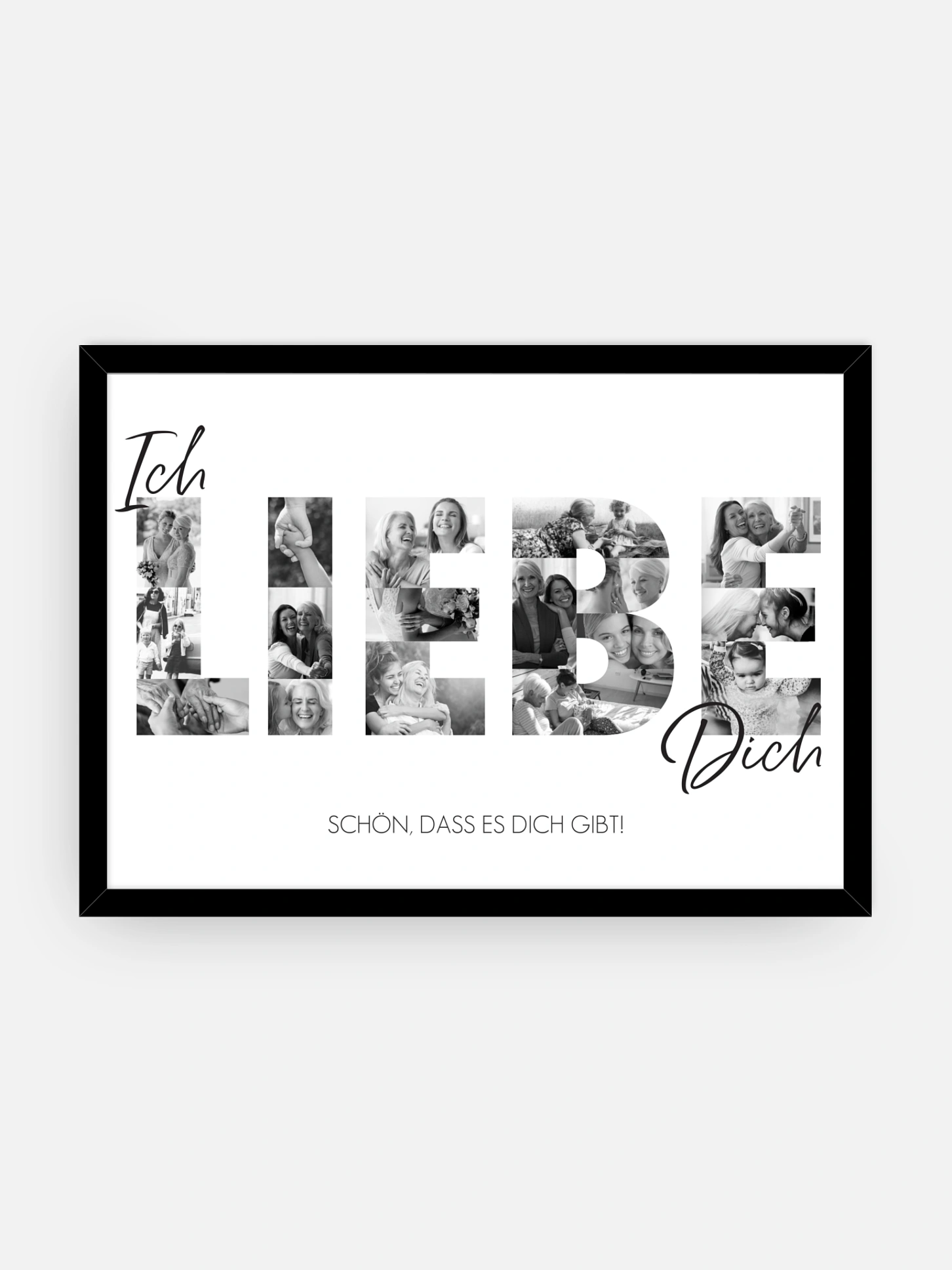 Wandbild Muttertag Ich Liebe Dich