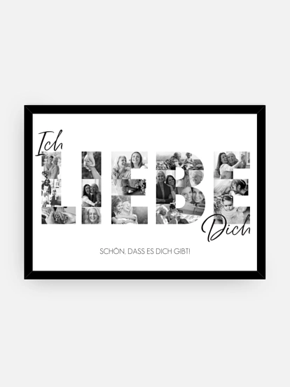 Wandbild Muttertag Ich Liebe Dich