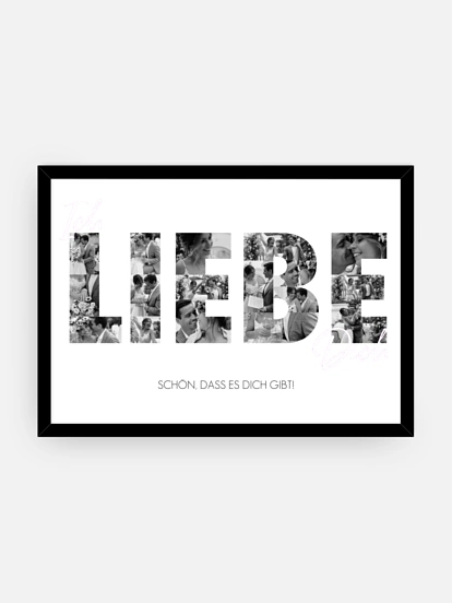 Poster Ostern Ich Liebe Dich