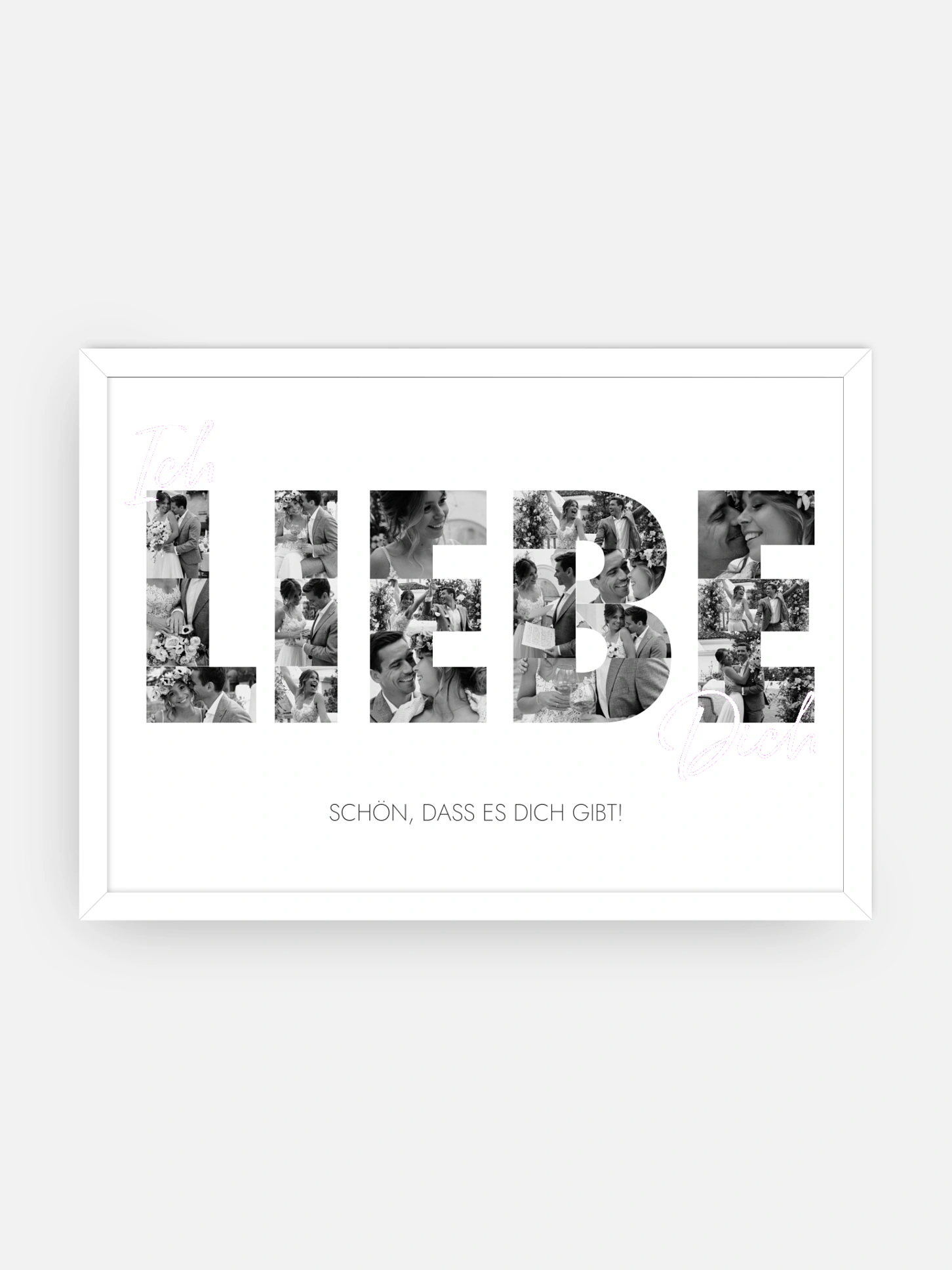 Poster Valentinstag Ich Liebe Dich