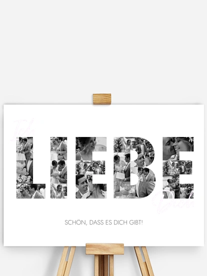 Poster Valentinstag Ich Liebe Dich