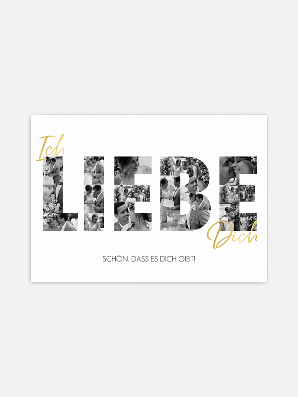 Poster Ich Liebe Dich