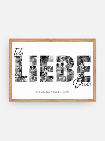 Poster Ich Liebe Dich