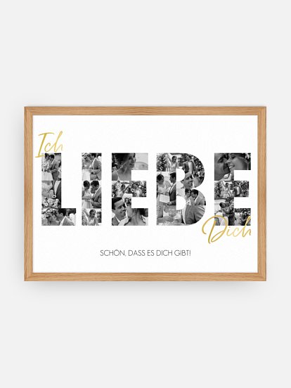 Poster Ich Liebe Dich
