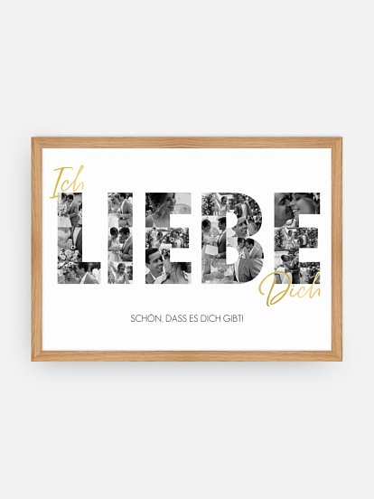 Poster Ich Liebe Dich