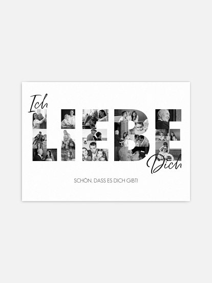 Poster Vatertag Ich Liebe Dich