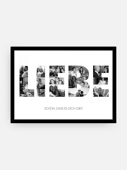 Poster Vatertag Ich Liebe Dich