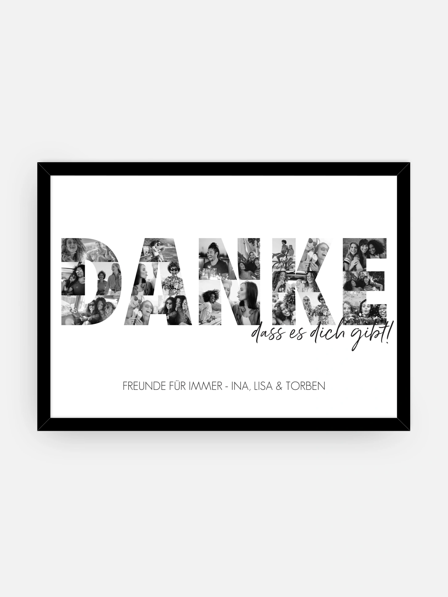 Wandbild Ostern Danke in Bildern