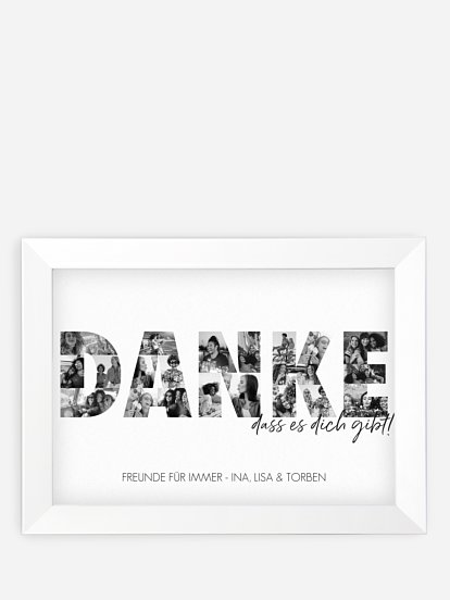 Wandbild Ostern Danke in Bildern