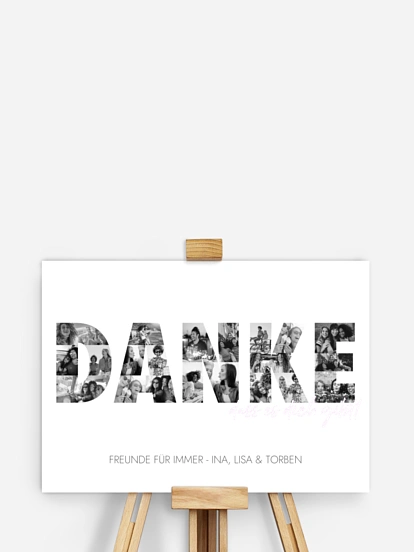 Poster Ostern Danke in Bildern