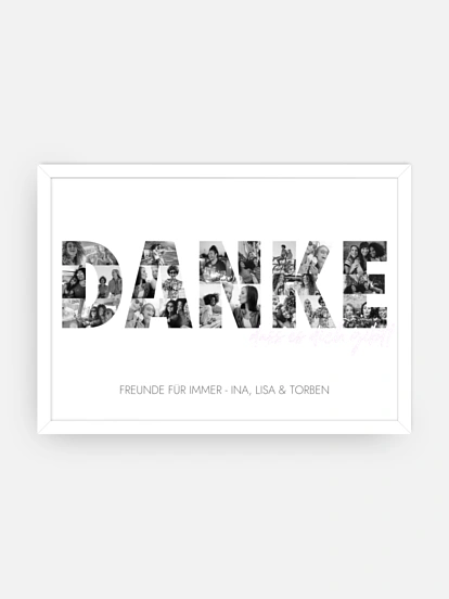 Poster Ostern Danke in Bildern