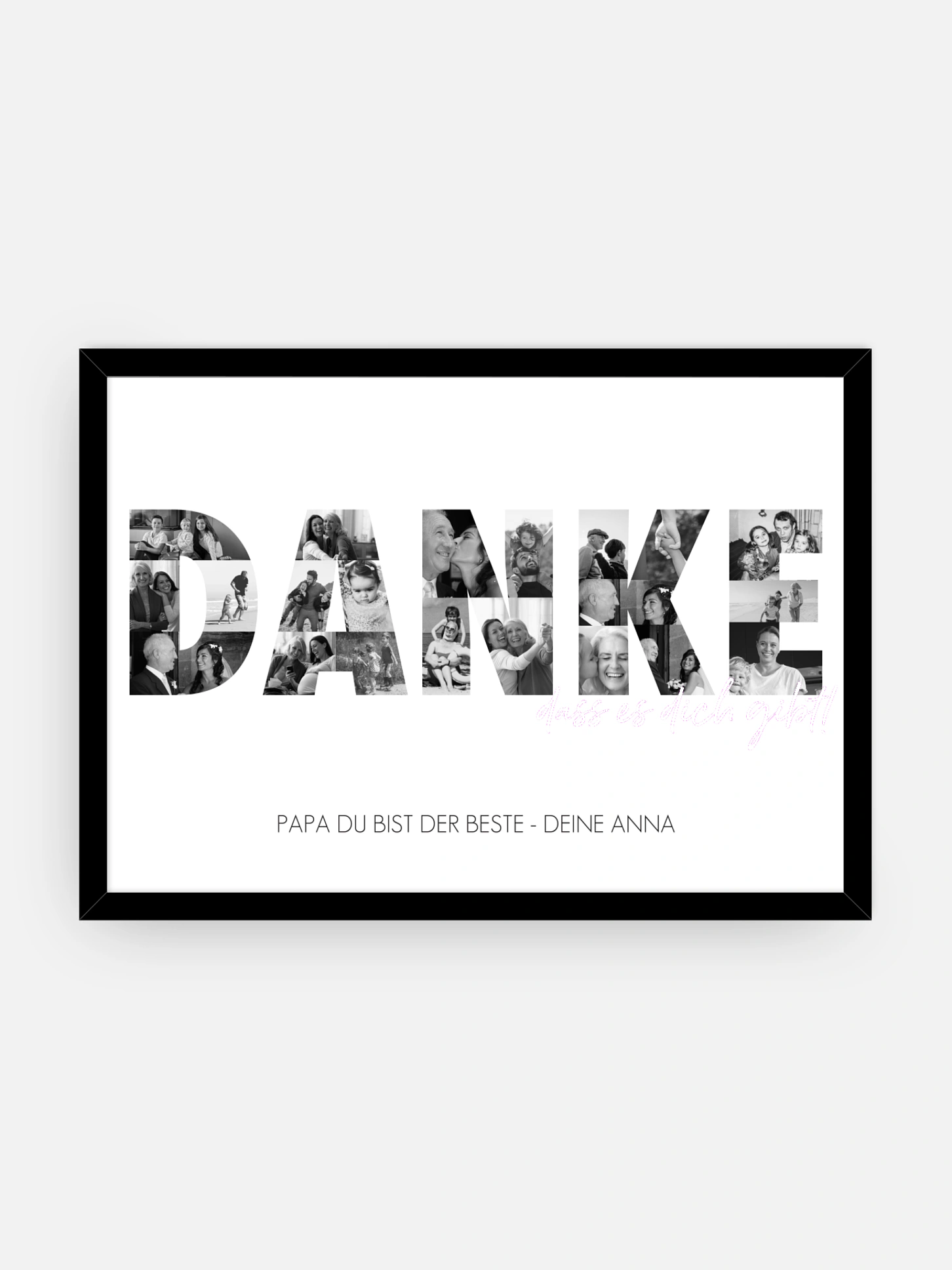 Poster Vatertag Danke in Bildern