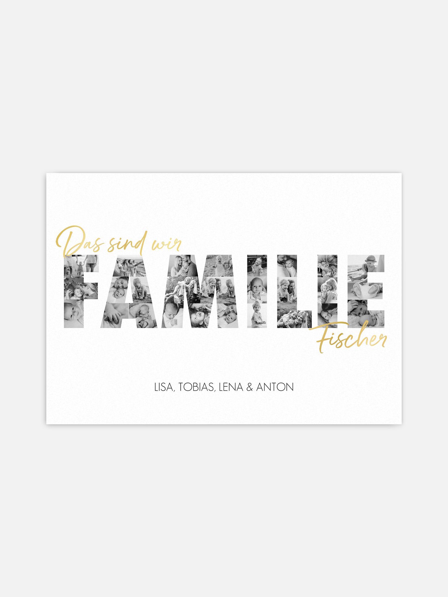 Poster Muttertag Family