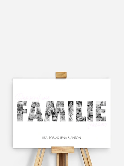 Poster Muttertag Family