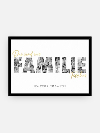 Poster Muttertag Family