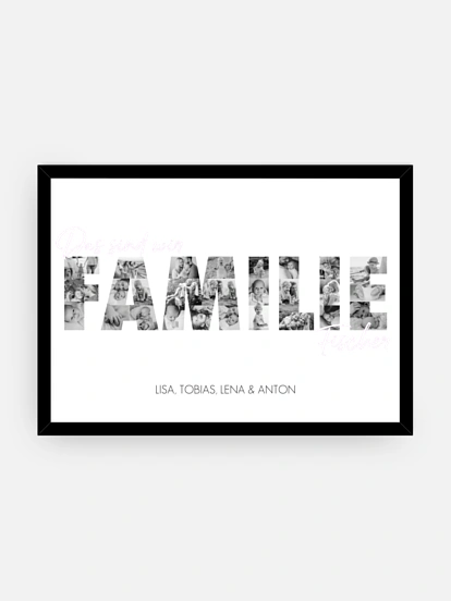 Poster Muttertag Family