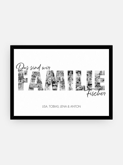 Poster Muttertag Family