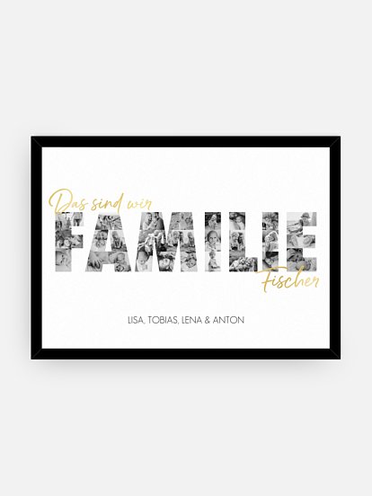 Poster Muttertag Family