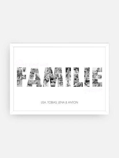 Poster Muttertag Family