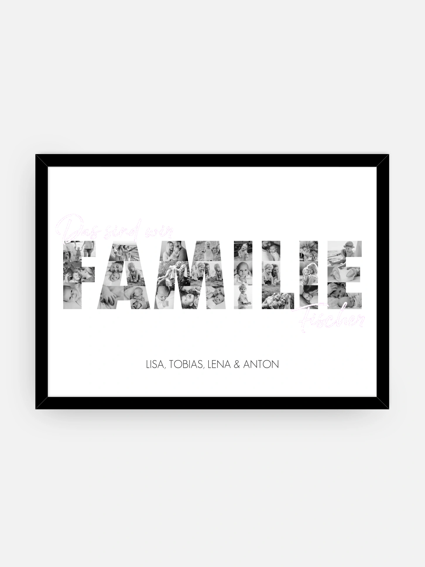 Wandbild Ostern Family