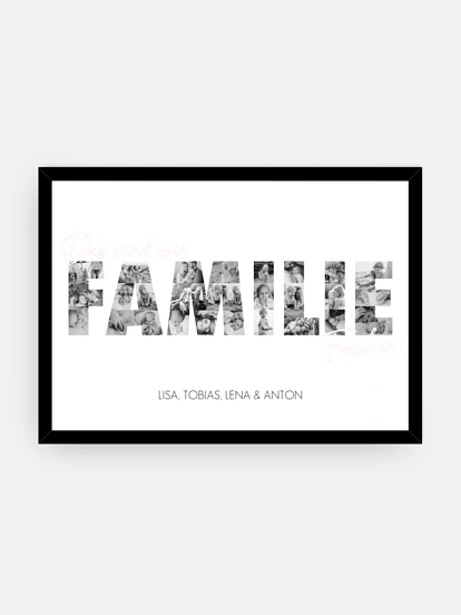Wandbild Ostern Family