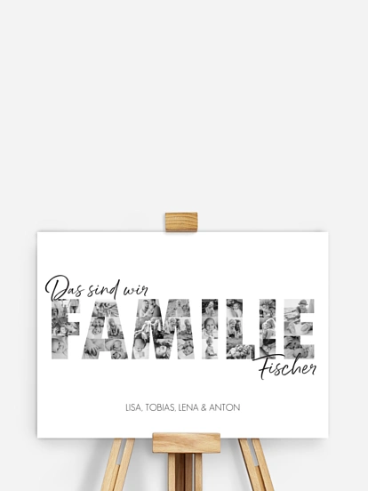 Poster Ostern Family