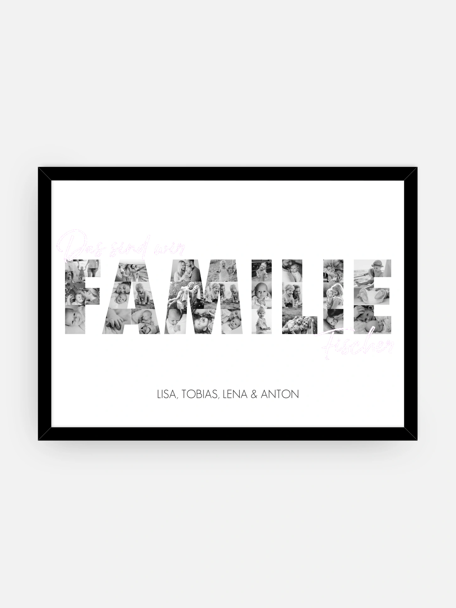 Poster Vatertag Family
