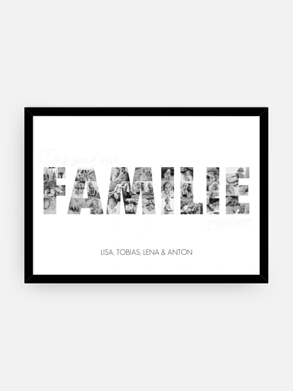 Poster Vatertag Family