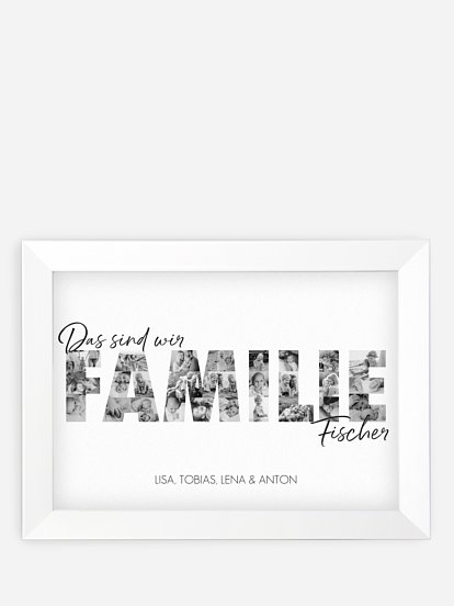 Wandbilder Vatertag Family