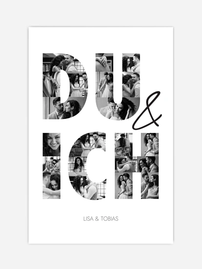 Poster Valentinstag Us two