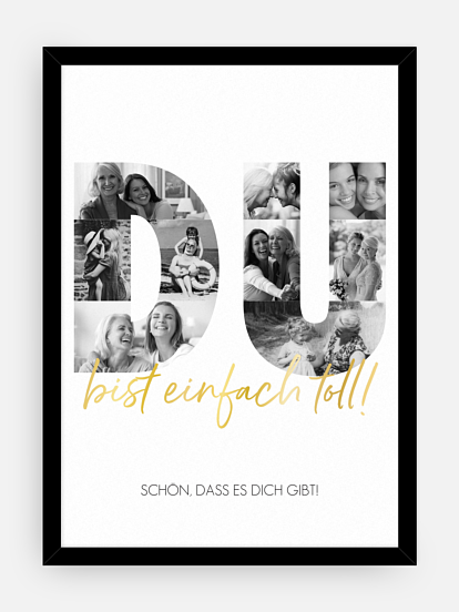 Poster Muttertag Für Immer du