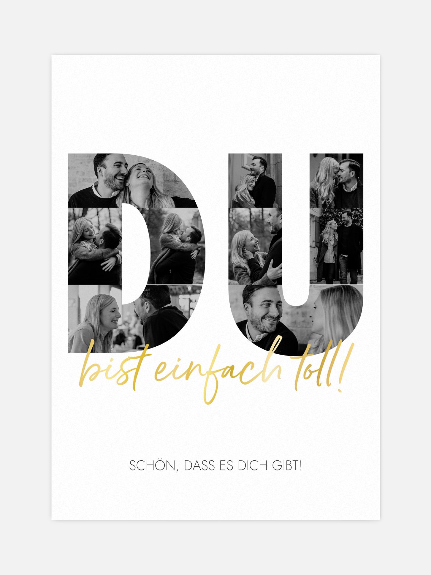 Poster Valentinstag Für Immer du