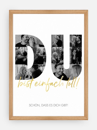 Poster Valentinstag Für Immer du