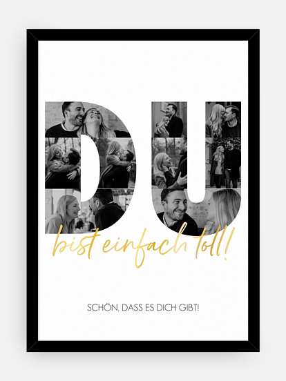 Poster Valentinstag Für Immer du