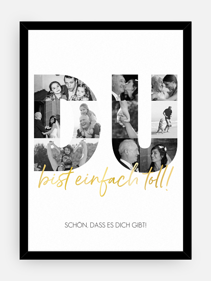 Poster Vatertag Für Immer du