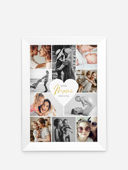 Poster Muttertag Herzergreifend