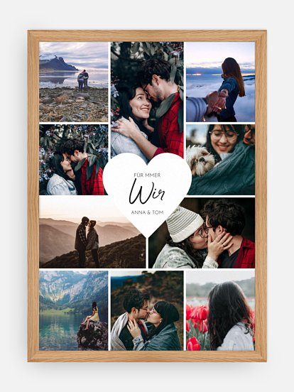 Poster Valentinstag Herzergreifend