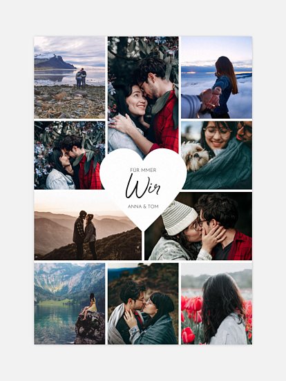 Poster Valentinstag Herzergreifend