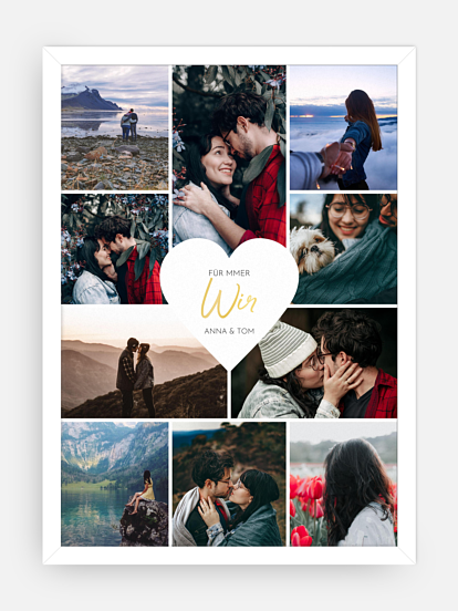 Poster Valentinstag Herzergreifend