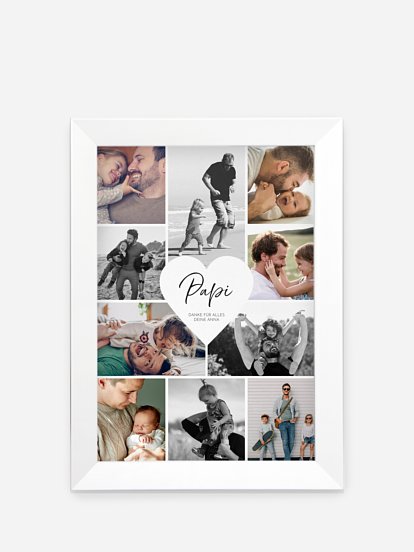 Poster Vatertag Herzergreifend