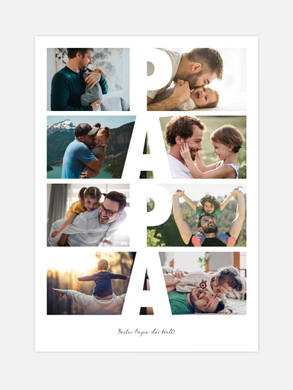 Poster Zeitsprung Papa