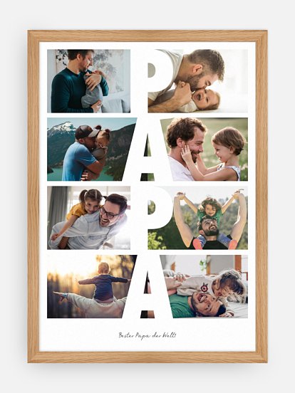 Poster Zeitsprung Papa